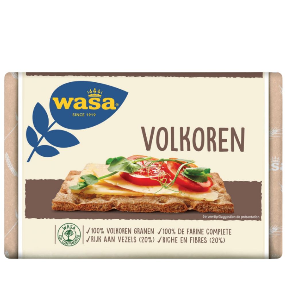 Φρυγανιές Ολικής Άλεσης Wasa Whole Grain