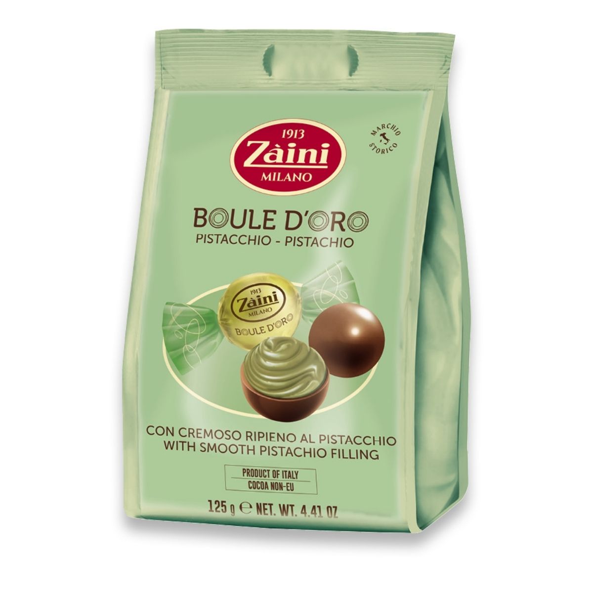 Σοκολατάκια Με Φυστίκι Zaini Boule D'oro Pistachio