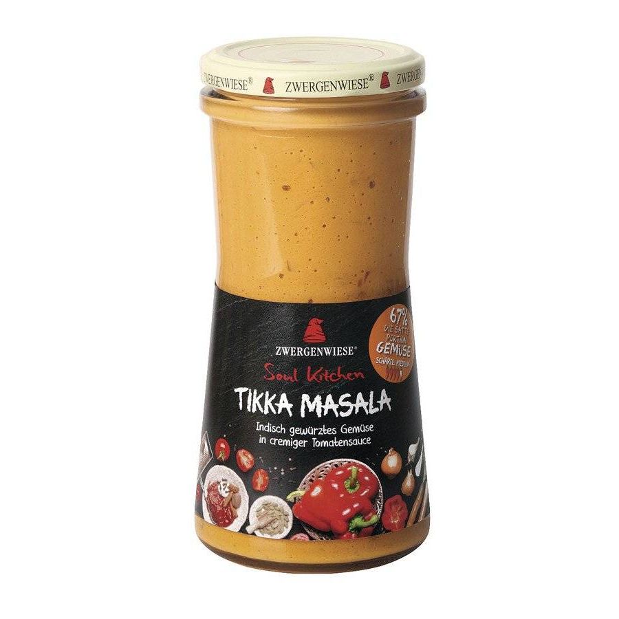 Σάλτσα Βιολογική Zwergenwiese Soul Kitchen Tikka Masala 420ml