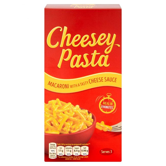 Ζυμαρικά Με Σάλτσα Τυριών Mondelez Cheesey Pasta 190g
