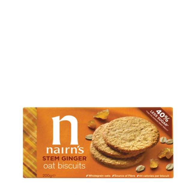 Μπισκότα Βρώμης Nairn's Stem Ginger Oat Biscuits 200g