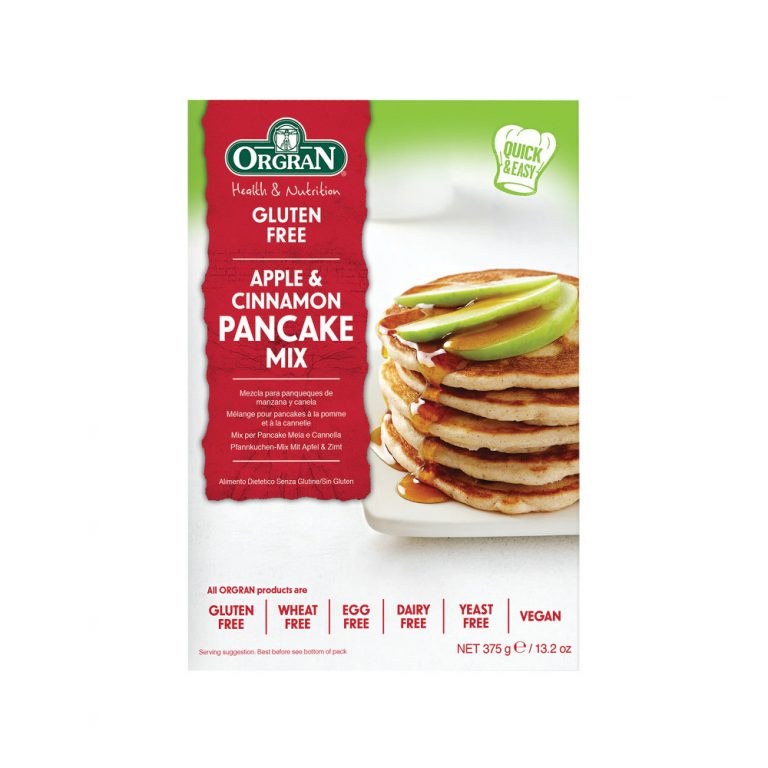 Μείγμα για Pancakes Vegan Orgran Apple and Cinnamon Pancake Mix 375g