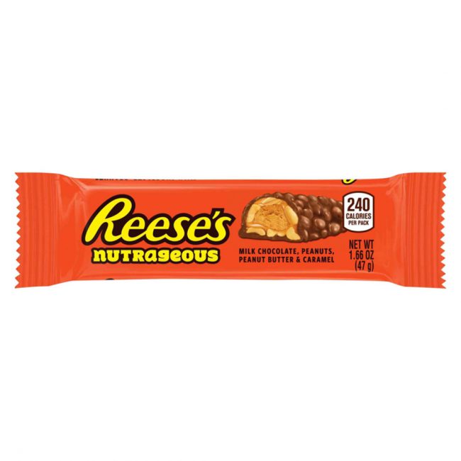 Μπάρα Reese's Nutrageous Milk Chocolate Peanuts Peanut Butter And Caramel 47g