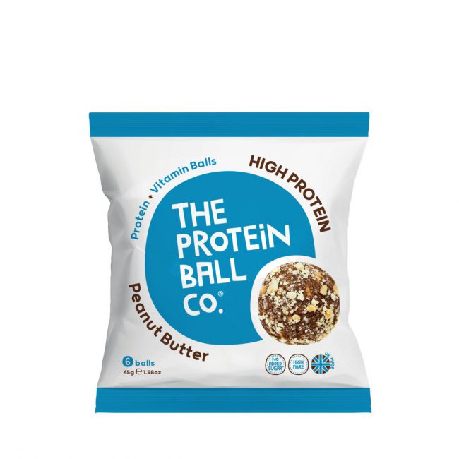 Σνακ Πρωτεΐνης Φυστικοβούτυρο The Protein Ball Co 6 Peanut Butter Protein and Vitamin Balls 45g