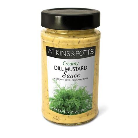 Σάλτσα Μουστάρδας Atkins and Potts Dill Mustard Sauce 200g