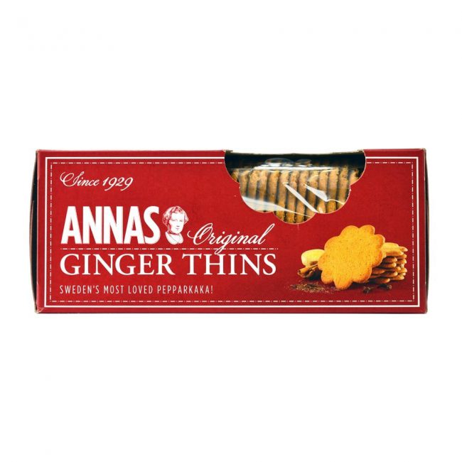Μπισκότα Τζίντζερ Annas Original Ginger Thins 150g
