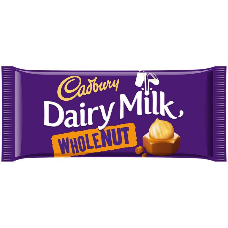 Σοκολάτα Γάλακτος Cadbury Dairy Milk Wholenut 200g