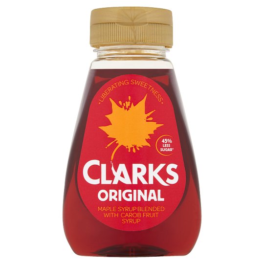 Σιρόπι Σφενδάμου και Χαρουπιού Clarks Maple and Carob Fruit Syrup 180ml