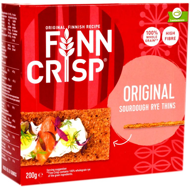 Φρυγανιές Σίκαλης Ολικής Άλεσης Finn Crisp Original 200g