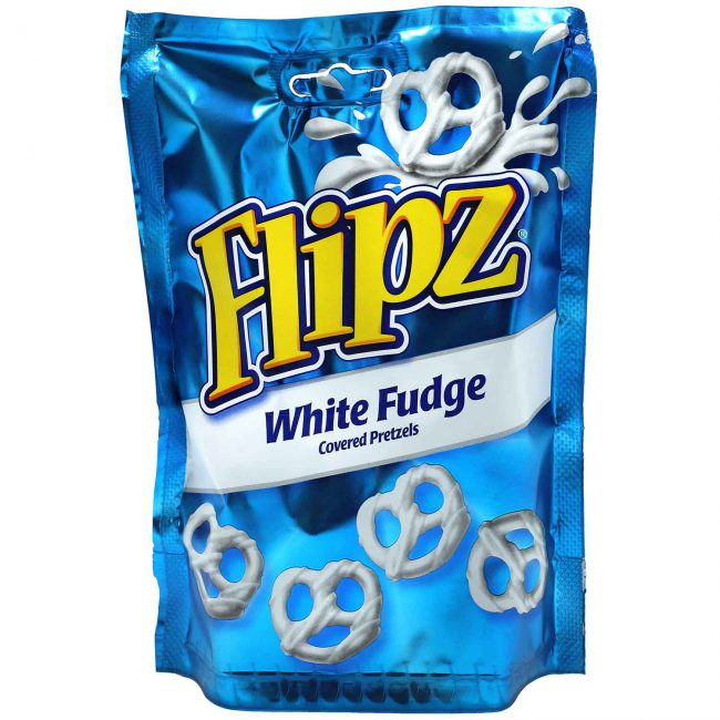 Σνακ Πρέτζελ Flipz White Fudge Covered Pretzels 90g