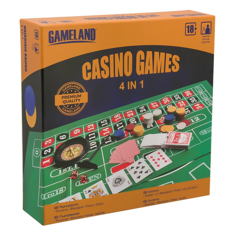 Επιτραπέζιο Casino Games 4 in 1 Gameland GFOM-007