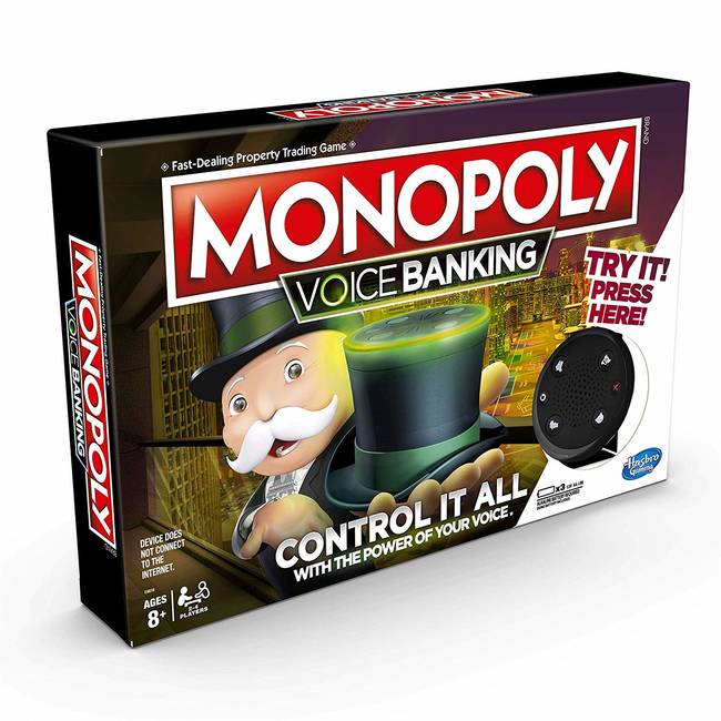 Επιτραπέζιο Monopoly Voice Banking Hasbro (Στα Αγγλικά) E4816