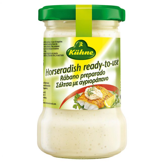 Σάλτσα Αγριοράπανο Kuhne Horseradish Ready to Use Sauce 140g
