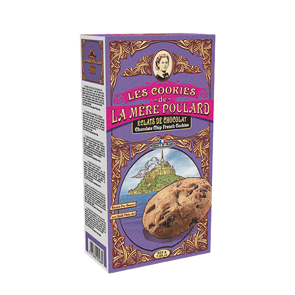 Μπισκότα Βουτύρου Με Κομμάτια Σοκολάτας La Mere Poulard Les Cookies Eclats de Chocolat 200g