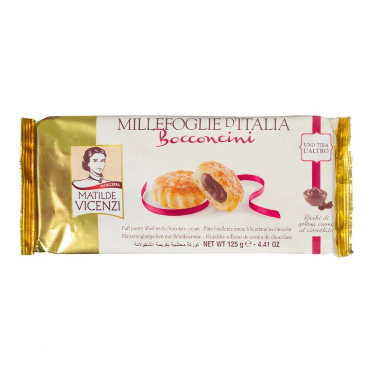 Μπισκότα Σφολιάτας Γεμιστά Matilde Vicenzi Chocolate Cream Bocconcini 125g