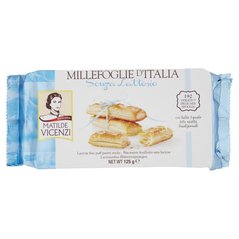 Μπισκότα Σφολιάτας Χωρίς Λακτόζη Matilde Vicenzi Millefoglie d Italia Lactose-Free 125g