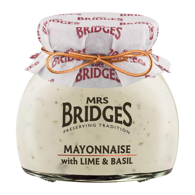 Μαγιονέζα Mrs Bridges Mayonnaise with Lime and Basil 180g