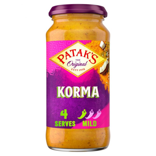 Σάλτσα Μαγειρικής Pataks Korma Cooking Sauce Mild 450g