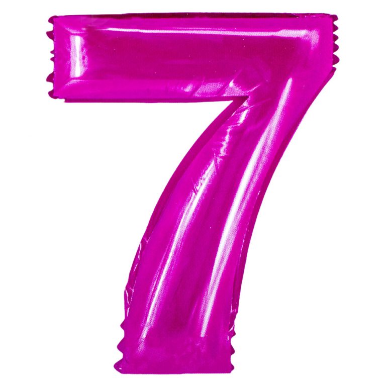 Μπαλόνι Ροζ Νούμερο 7