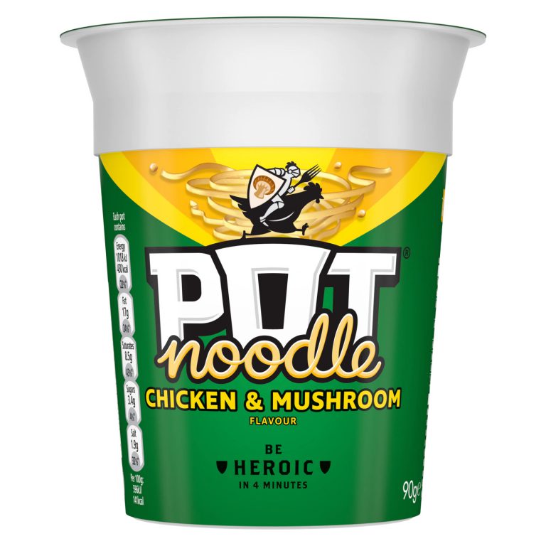 Νούντλς Στιγμής Pot Noodle Chicken and Mushroom 90g