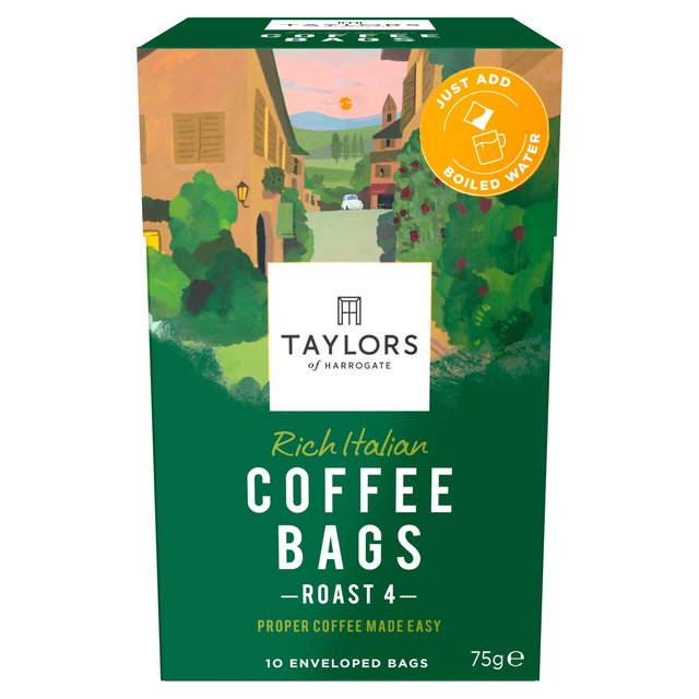 Καφές Taylors of Harrogate Rich Italian Roast 4 Coffee Bags 10 Φακελάκια