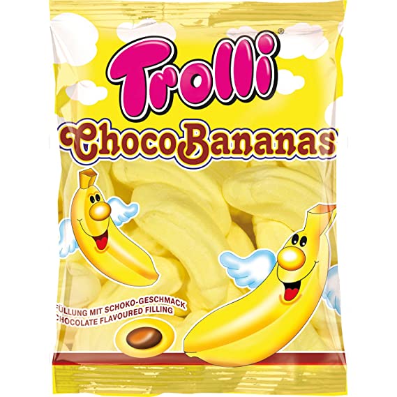 Ζαχαρωτά Trolli Choco Bananas Marshmallows 150g