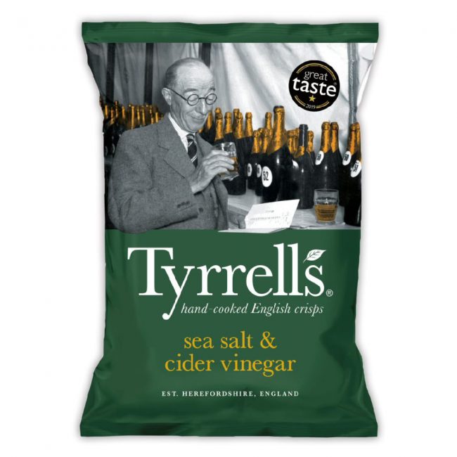 Πατατάκια Tyrrells Sea Salt and Cider Vinegar 150g