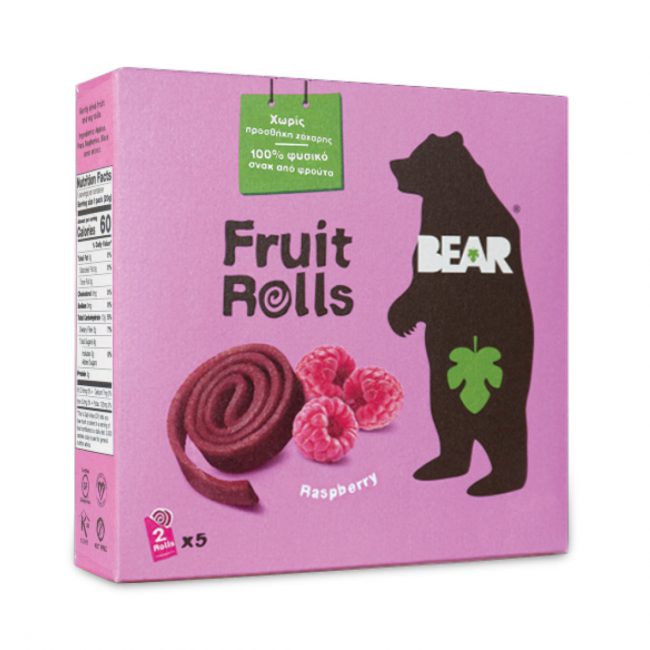 Παιδικό Σνακ Φρούτου Bear Yo Yo Raspberry 5x20g