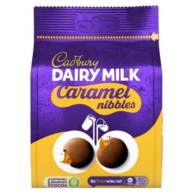 Cadbury Caramel Nibbles 120g-A