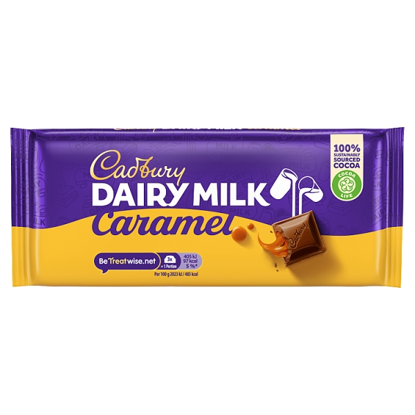 Cadbury Dairy Milk Caramel 120g-A