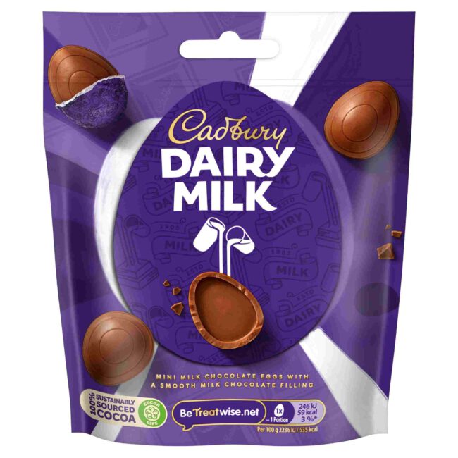 Cadbury Dairy Milk Easter Mini Eggs Bag 77g