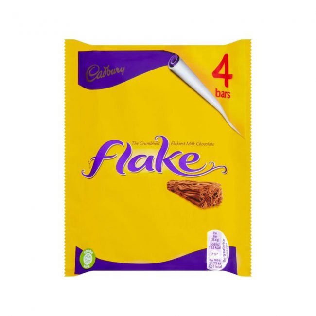 Σοκολάτα Γάλακτος Cadbury Flake 4×20g
