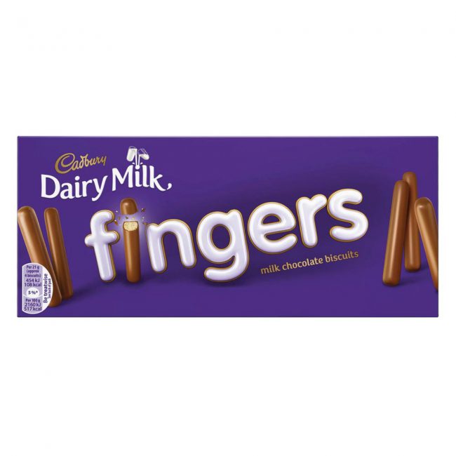 Cadbury Fingers Γκοφρετάκια Γάλακτος 114g