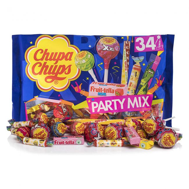 Καραμέλες και Ζαχαρωτά Σακούλα Chupa Chups Party Mix 400g