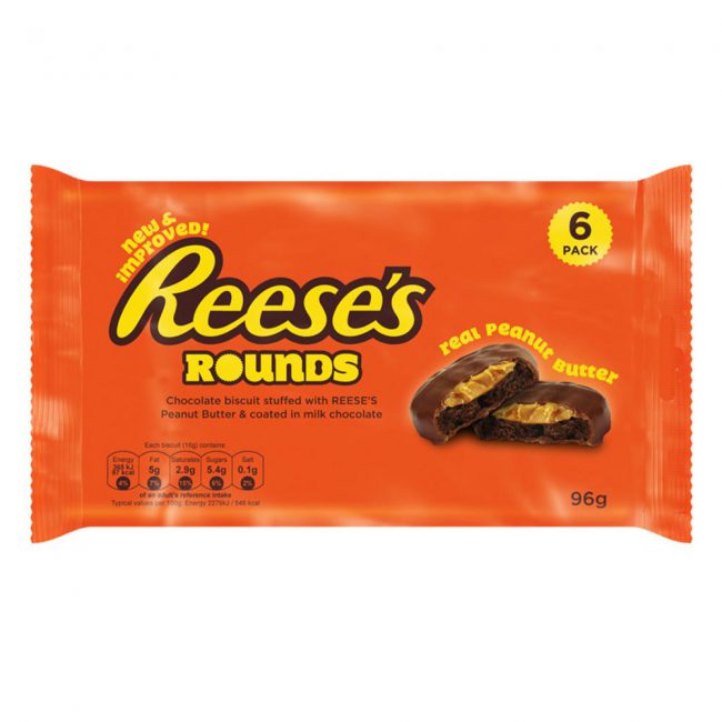 Μπισκότα Φυστικοβούτυρου Reese's Rounds Real Peanut Butter 96g