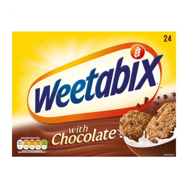 Δημητριακά Ολικής Άλεσης 24 Μερίδες Weetabix with Chocolate 540g