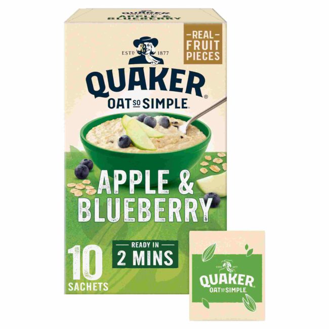 Quaker Oat So Simple Apple and Blueberry 360g-B