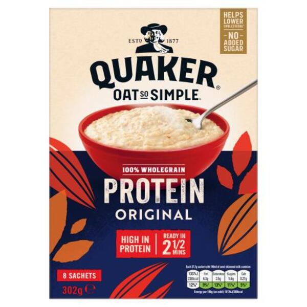 Quaker Oat So Simple Protein Original 302g-A