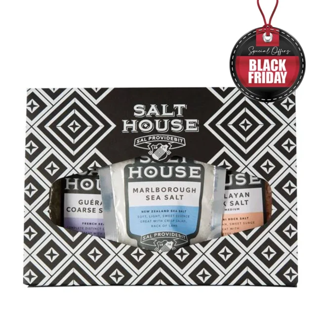 Σετ Αλάτια σε Συσκευασία Δώρου Salthouse Classic Gift Pack 3x60g