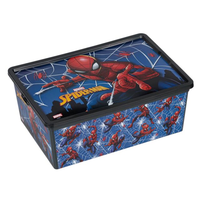 Storage Box Kids Plastic Spiderman 10lt-A
