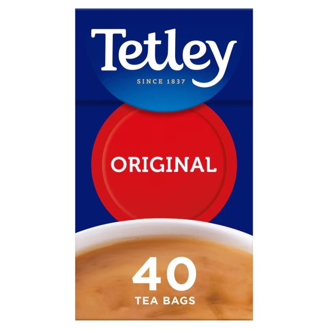 Τσάι Μαύρο Tetley Original 40 Tea Bags