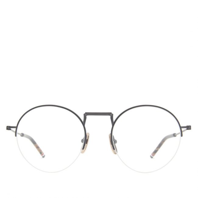 Thom Browne Black Iron Hingless Round Shape Optical Glasses-A
