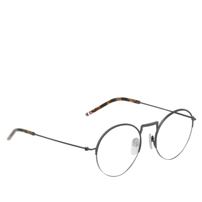 Thom Browne Black Iron Hingless Round Shape Optical Glasses-B