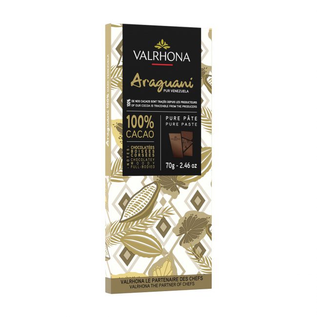 Μαύρη Σοκολάτα Valrhona Araguani Pure Paste Dark Chocolate 70g