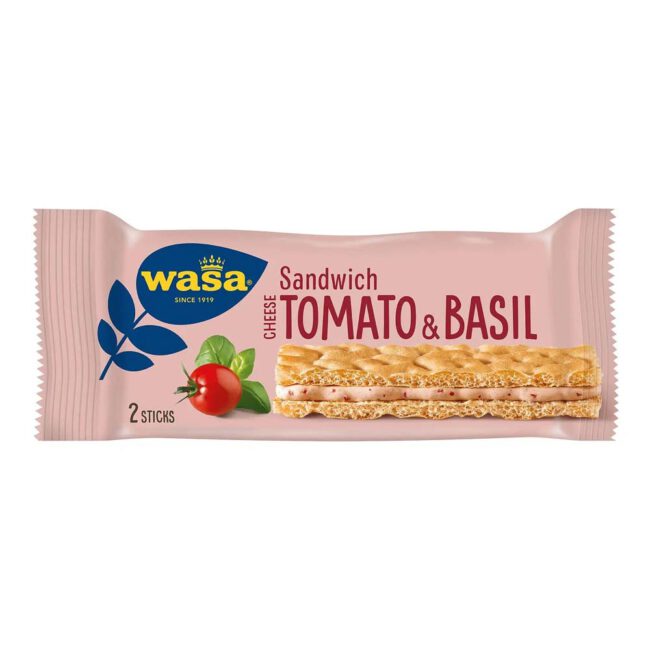 Wasa Sandwich Cheese Tomato And Basil 40g