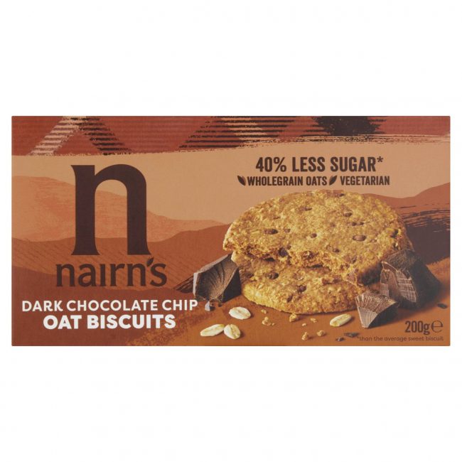 Μπισκότα Βρώμης Nairn's Dark Choc Chip Oat Biscuits 200g