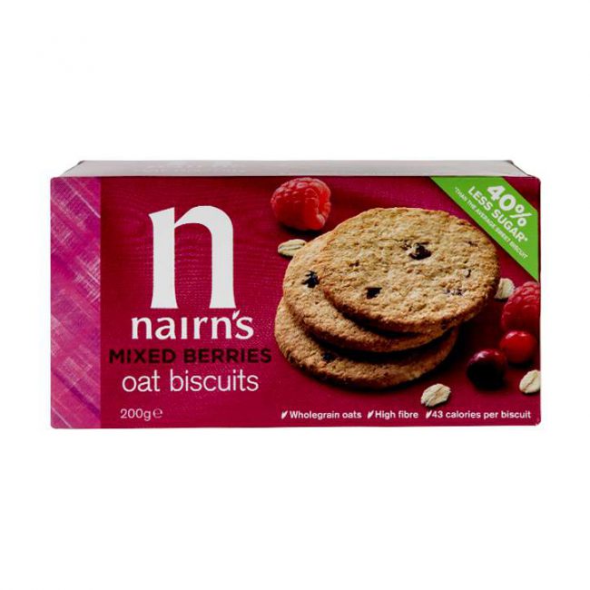 Μπισκότα Βρώμης Nairn's Mixed Berries Oat Biscuits 200g