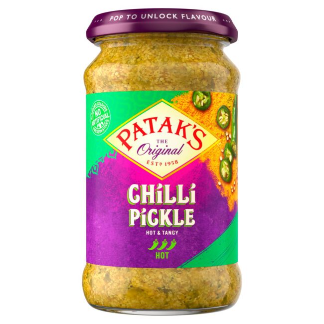 Πίκλες Καυτερές Χωρίς Γλουτένη Pataks Chilli Pickle Gluten Free 283g