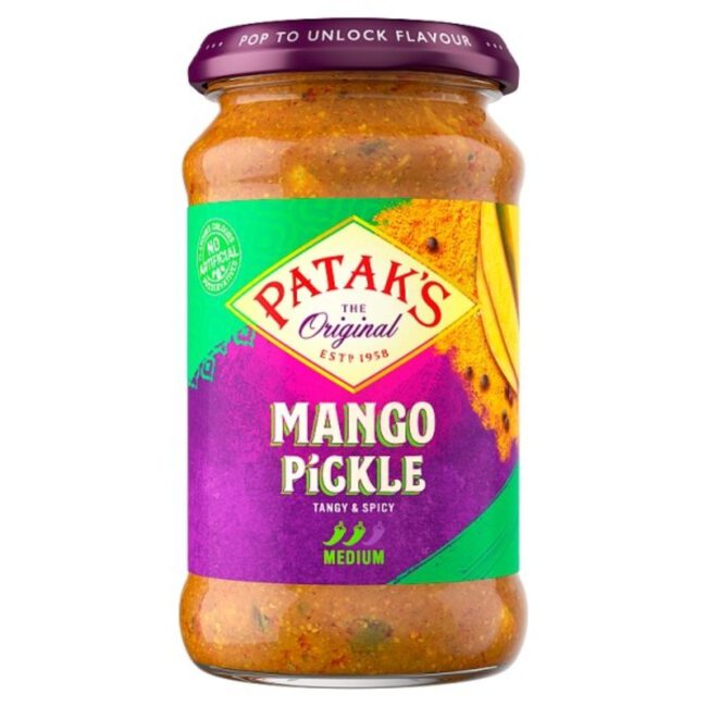 Πίκλες Μάνγκο Μέτριες Χωρίς Γλουτένη Pataks Mango Pickle Medium Gluten Free 283g