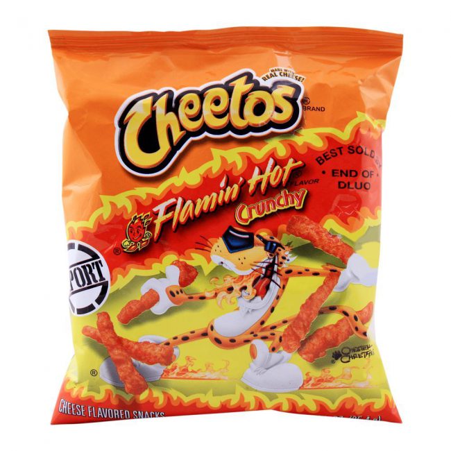 Γαριδάκια Πικάντικα Cheetos Flamin Hot Crunchy 35,4g